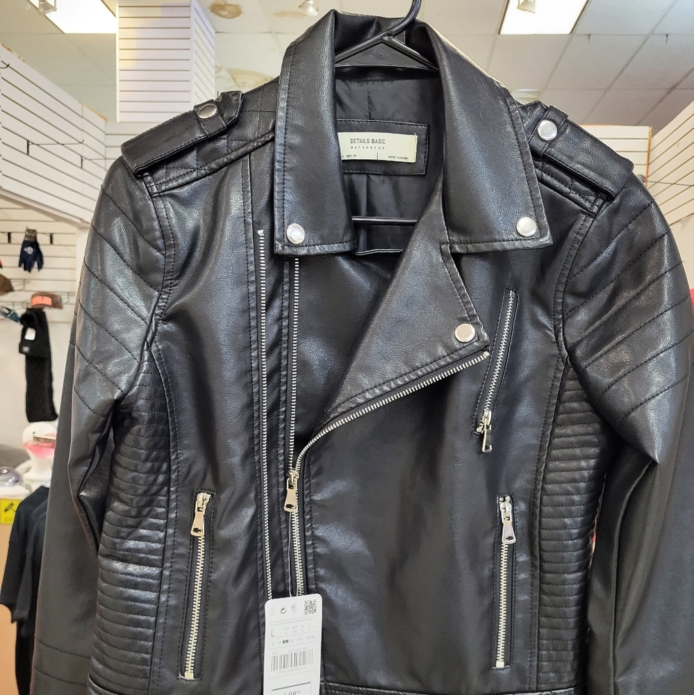 Women's leather jacket